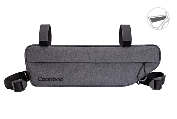 Сумка велосипедная подрамная CAANBAG, цвет: темно-серый, артикул: CAAN-TR-30DG