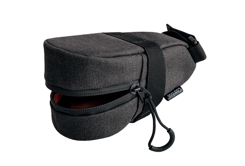 Сумка велосипедная подседельная "Акула" CAANBAG, цвет: черный, артикул: CAAN-TR-40BL