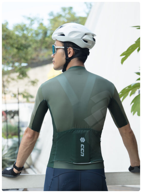 Велоджерси Magic Short Sleeve Green Jersey — фото 2