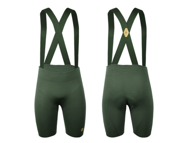 Велошорты Women Sewfree bibs short green black