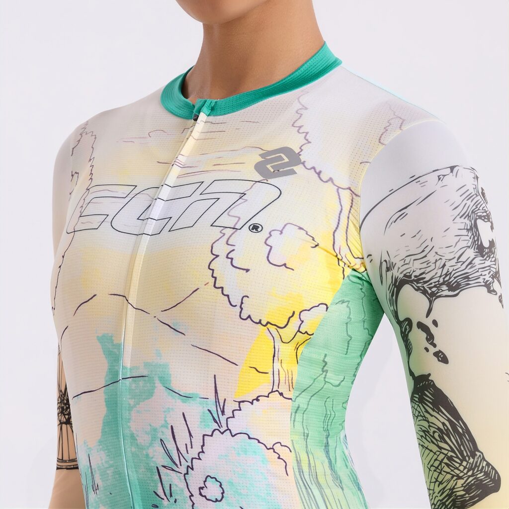 Велоджерси All Day Women Long Sleeve Jersey Magic Green