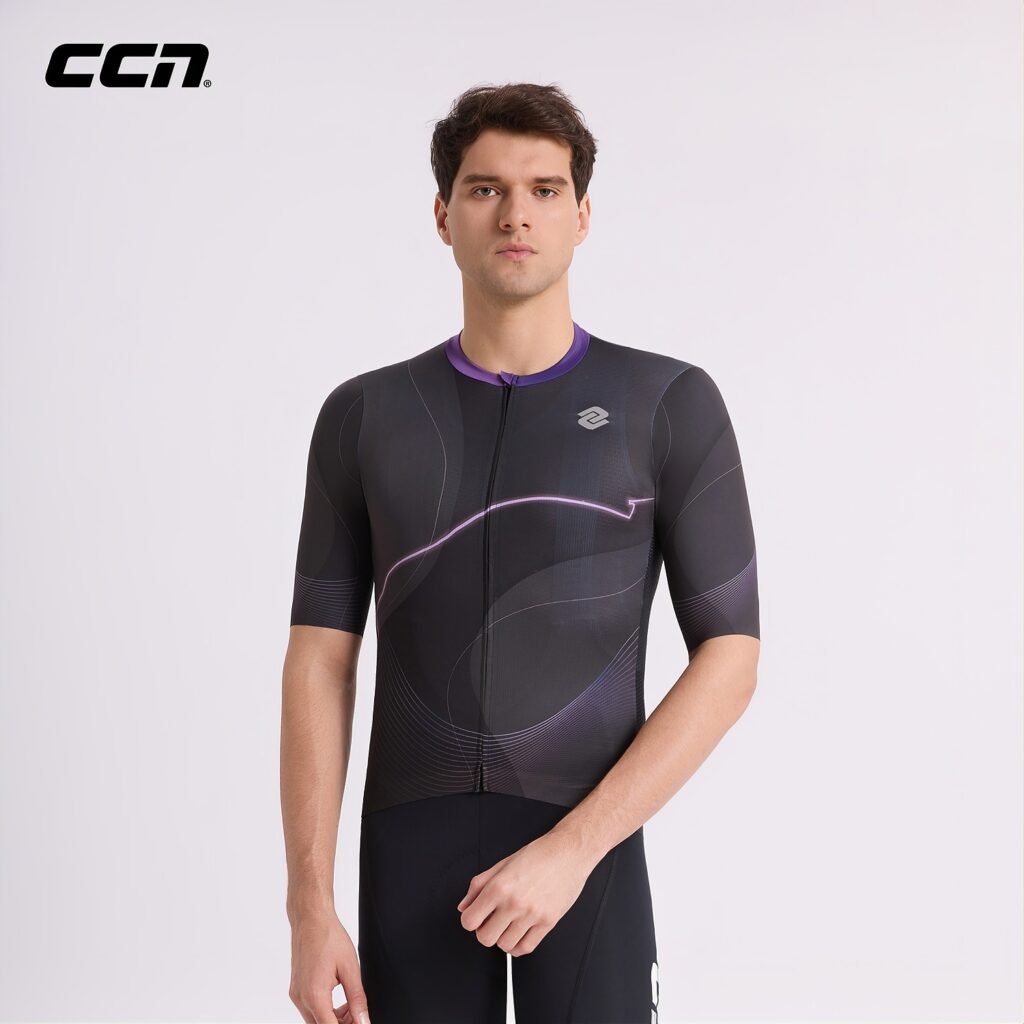 Велоджерси Men's Black Purple SS Jersey