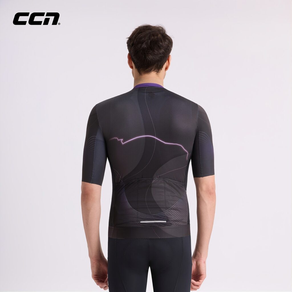 Велоджерси Men's Black Purple SS Jersey