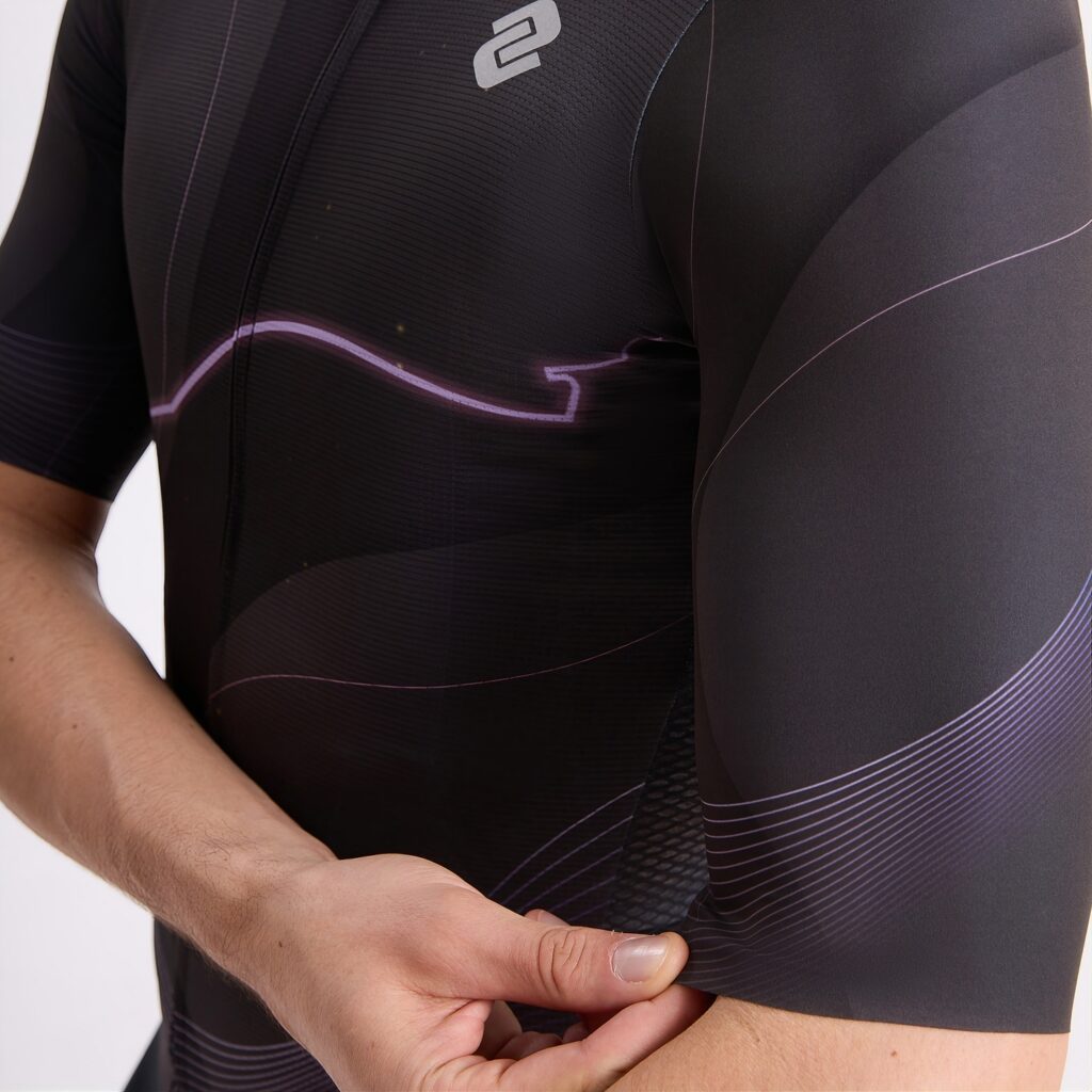 Велоджерси Men's Black Purple SS Jersey