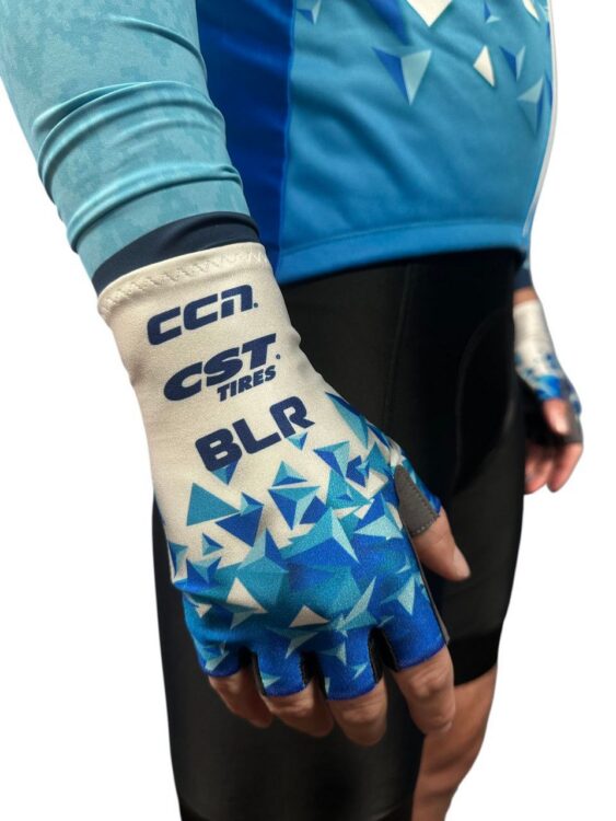 Велоперчатки Cocling gloves blue/white