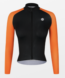 Велоджерси All Day Women's Long Sleeve Jersey Black Orange