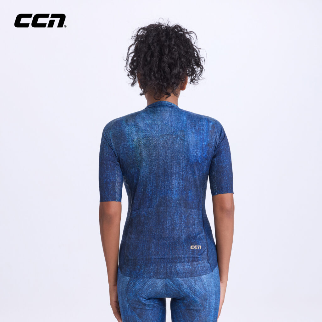 Велоджерси Sew-Free Denim Print Women Denim Blue Jersey