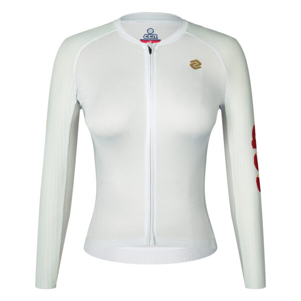 Велоджерси Pro Womens Long Sleeve Jersey Moonlight White