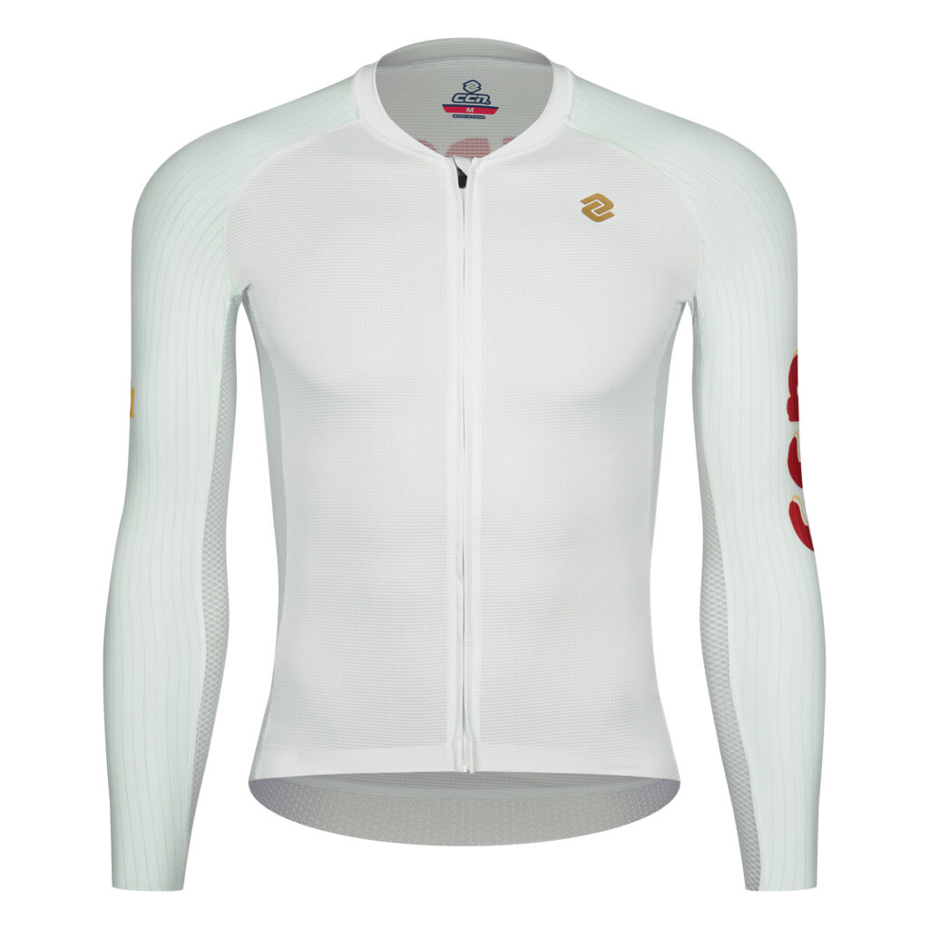 Велоджерси Pro Mens Long Sleeve Jersey Moonlight White