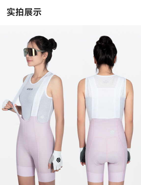 Велошорты BSW pink Women Bibs Short