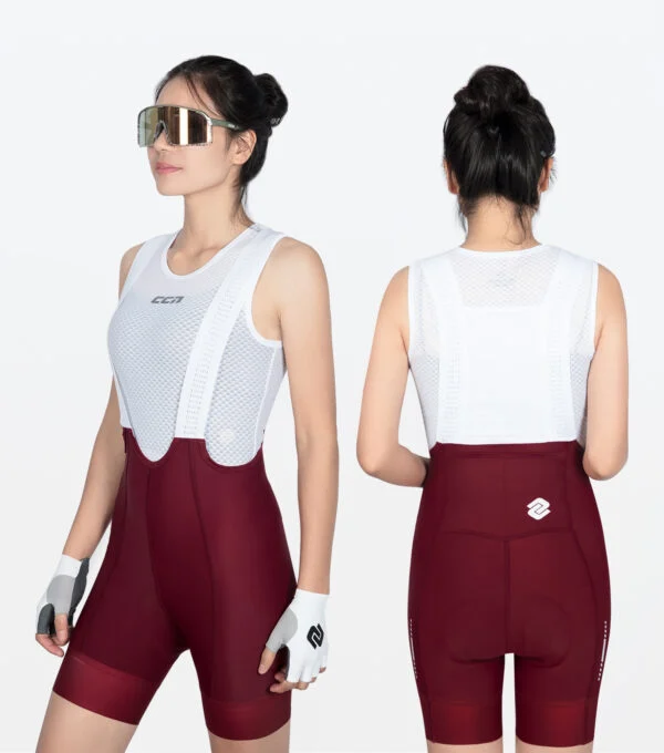 Велошорты BSW wine Women Bibs Short