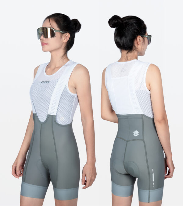Велошорты BSW grey Women Bibs Short