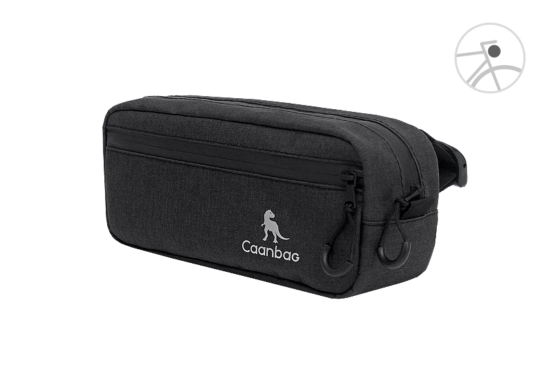 Сумка велосипедная нарульная "Кирпич" CAANBAG, цвет: черный, артикул: CAAN-TR-63BL