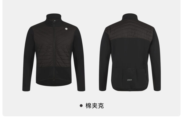 Вело ветровка Oymyakon Men Thermostatic Cotton Jacket Black