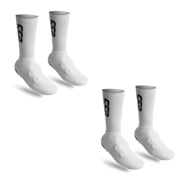Вело бахилы Swift Shoe Covers White — фото 2
