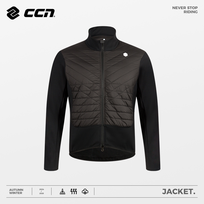 Вело ветровка Oymyakon Men Thermostatic Cotton Jacket Black
