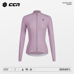 Велоджерси All Day Women Fleece Long Sleeve Jersey Pink Purple
