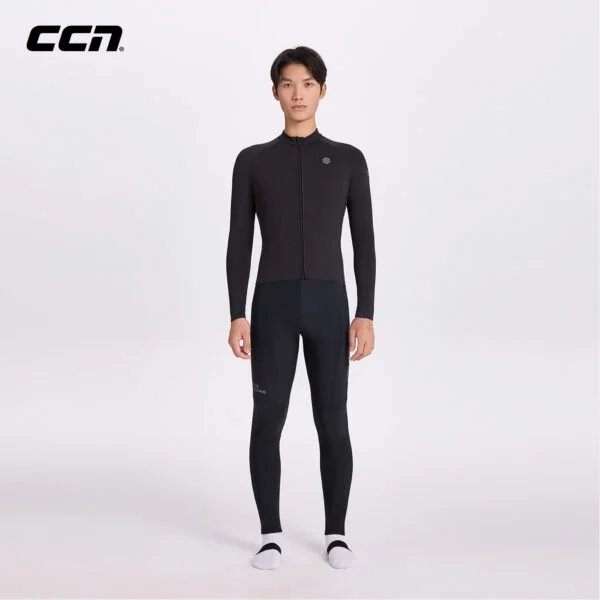 Велоштаны Gnomon Shadow Track Men Fleece Bib Tights Black — фото 2