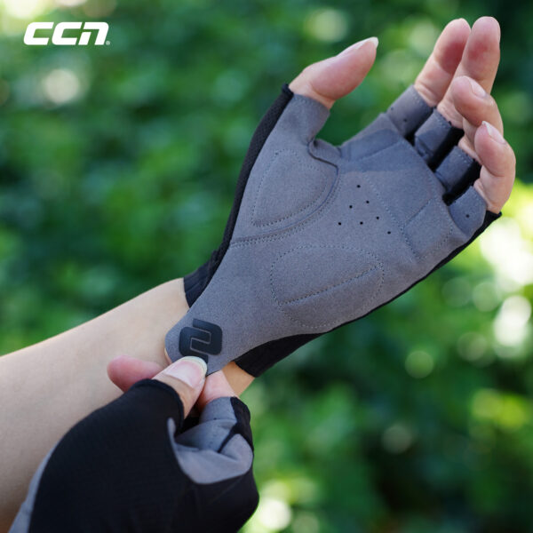 Велоперчатки Half-Finger Gloves Black — фото 2