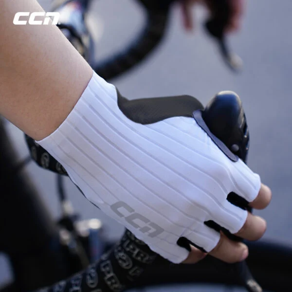 Велоперчатки Half-Finger Gloves White