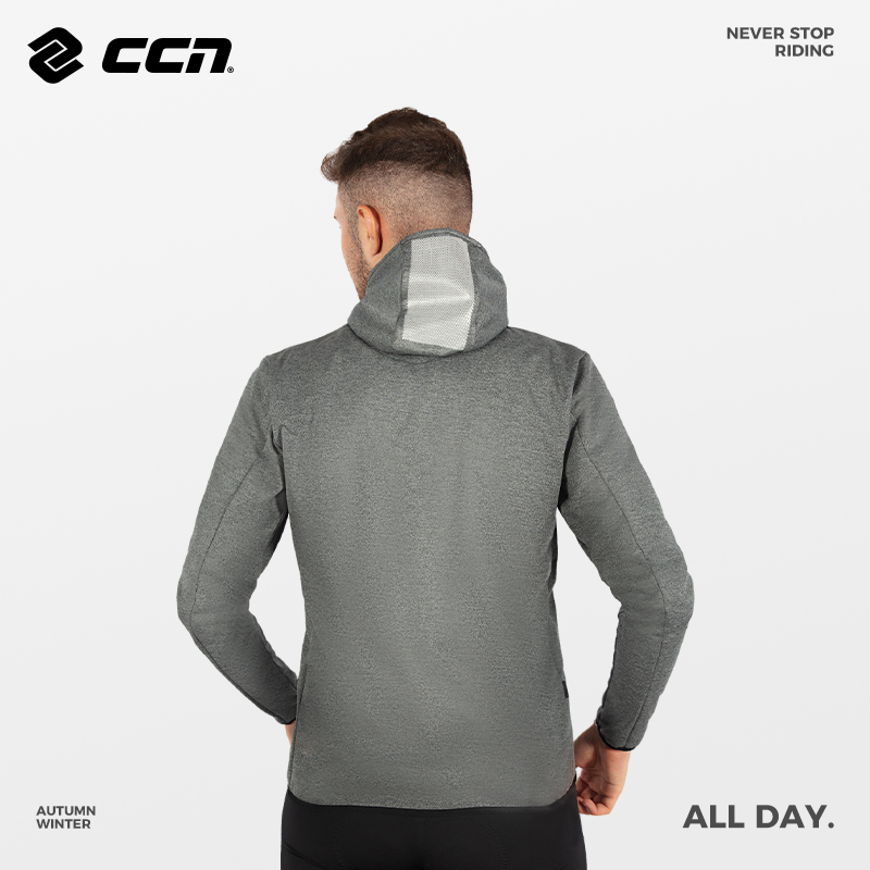 Вело куртка All Day Fleece Combo Hoodie Grey