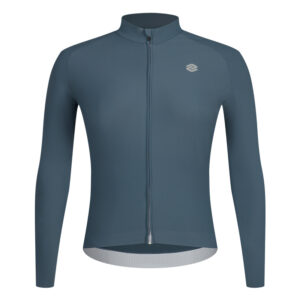 Велоджерси All Day Men Fleece Long Sleeve Jersey Grey Blue