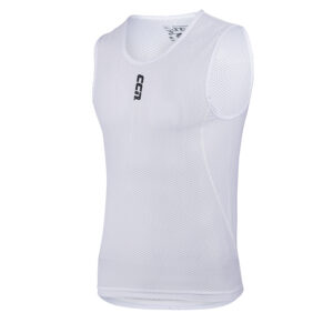 Вело базовый слой Sleeveless Base Layer White color