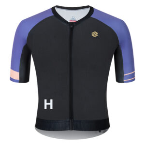 Велоджерси All day SS black purple contrasting jersey