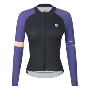 Велоджерси All Day Women Long Sleeve Jersey Contrast Black Purple