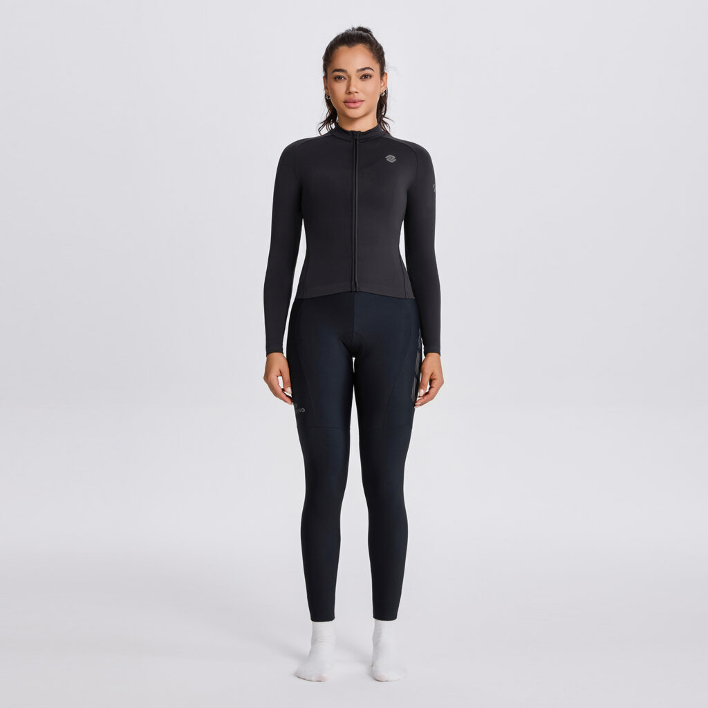 Велоштаны Gnomon Shadow Track Women Fleece Bib Tights Black