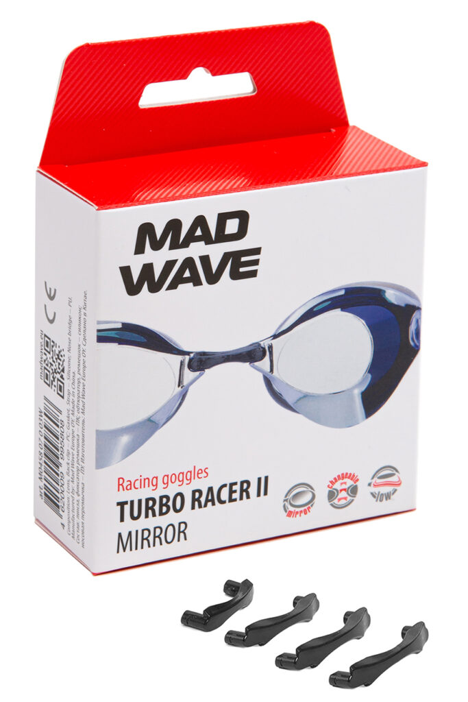 Очки стартовые Mad Wave Turbo Racer II Mirror