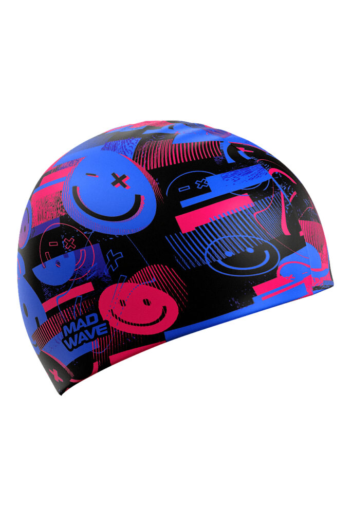 Шапочка силиконовая Mad Wave Smiles