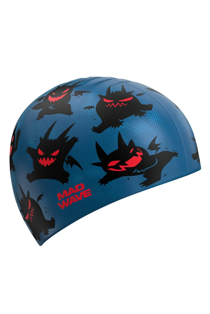 Шапочка юниорская силиконовая Mad Wave Little devils
