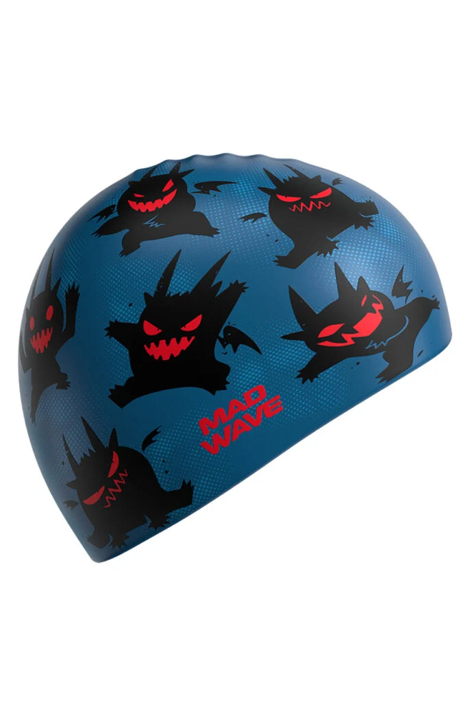 Шапочка юниорская силиконовая Mad Wave Little devils