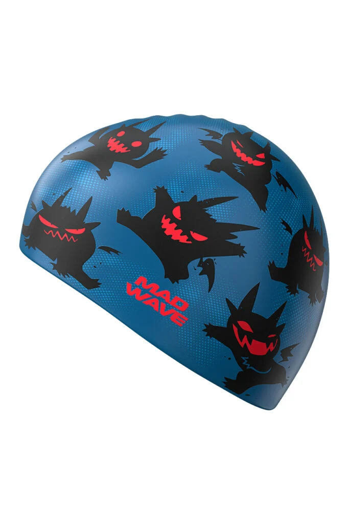 Шапочка юниорская силиконовая Mad Wave Little devils